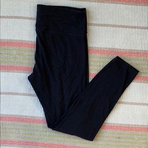 Black Athleta Leggings - 7/8 length - size Tall Large